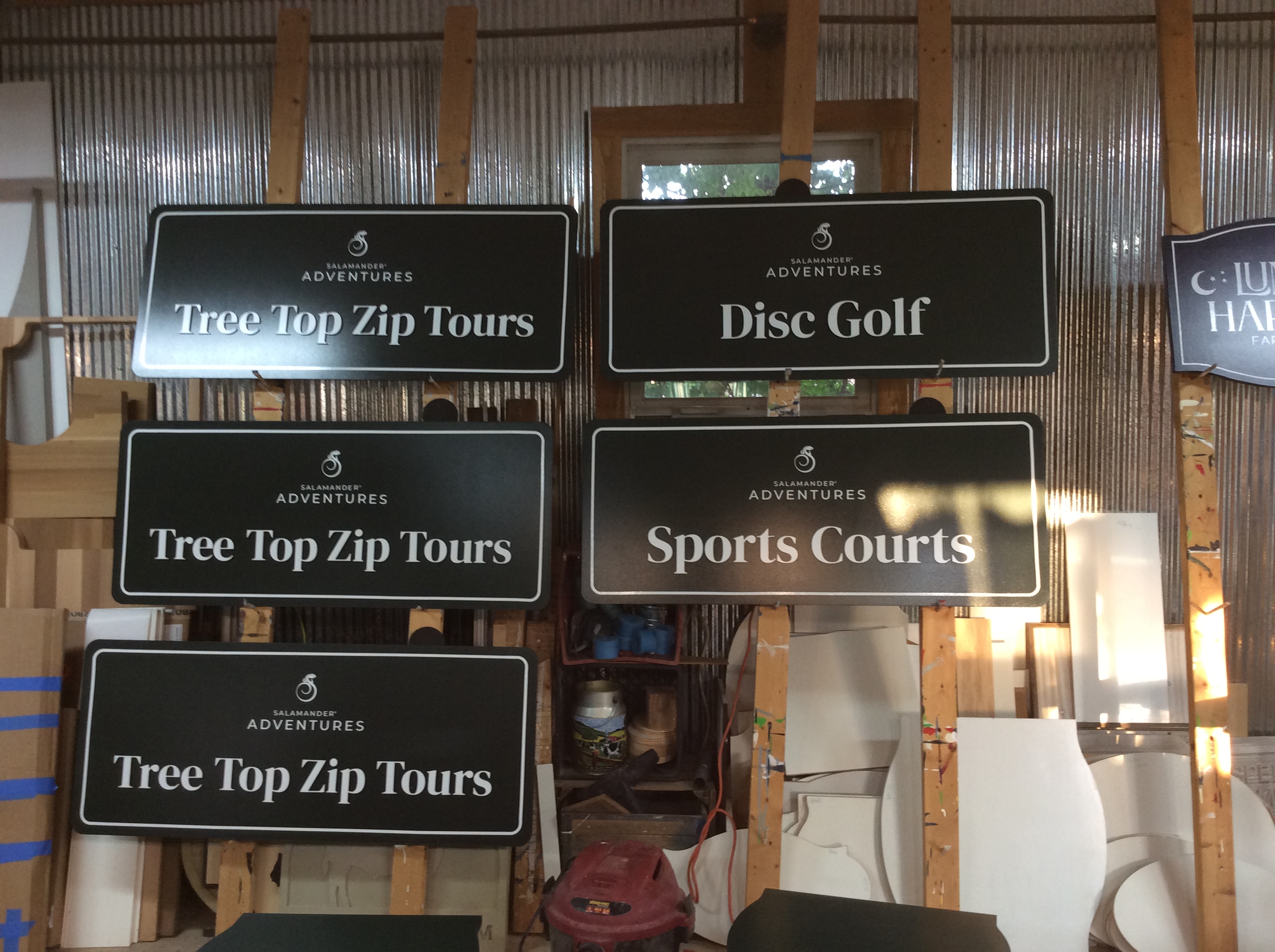 Custom commercial sign example