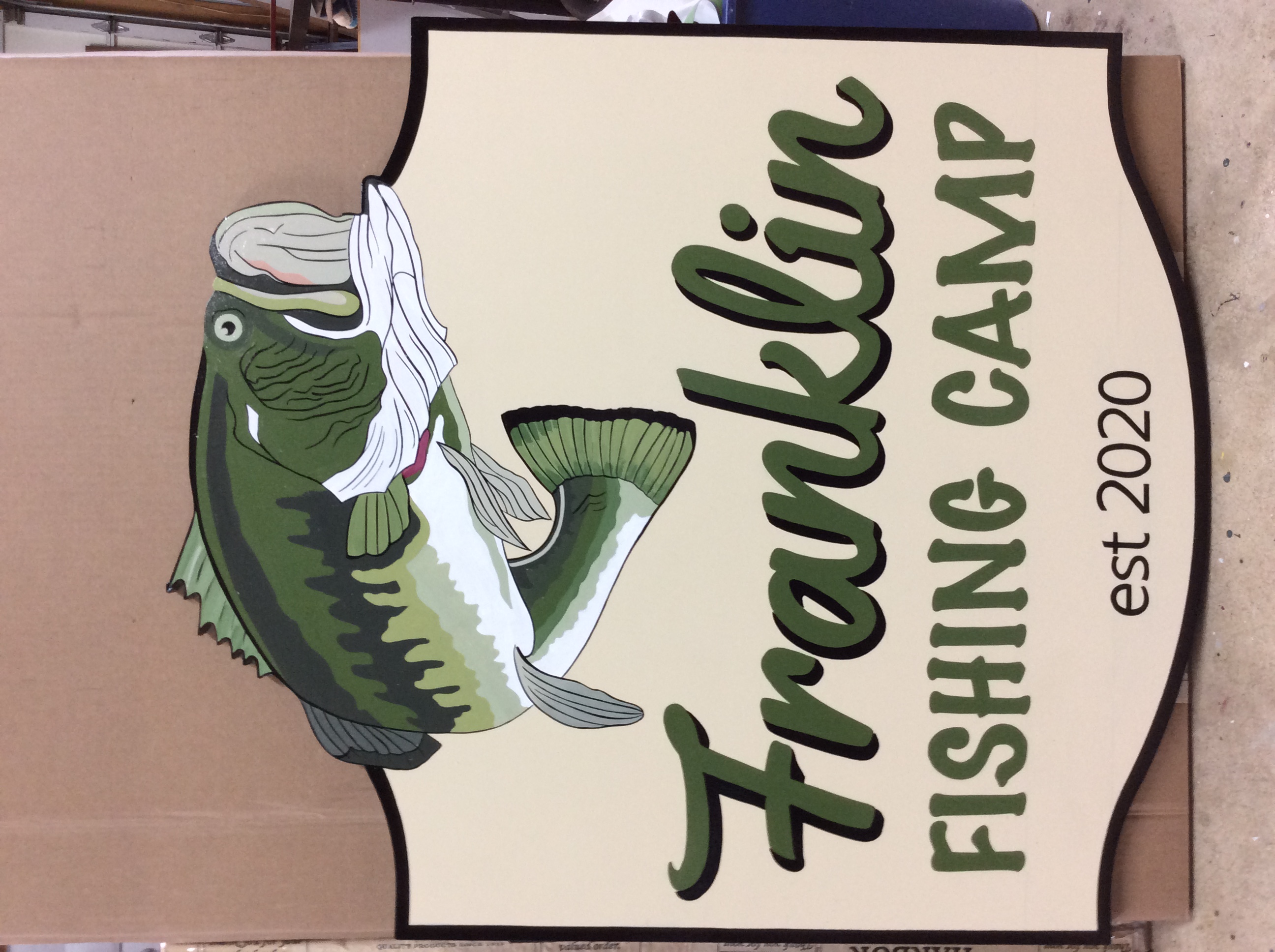 Custom office sign example