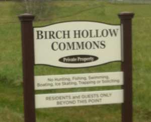 Commercial sign example