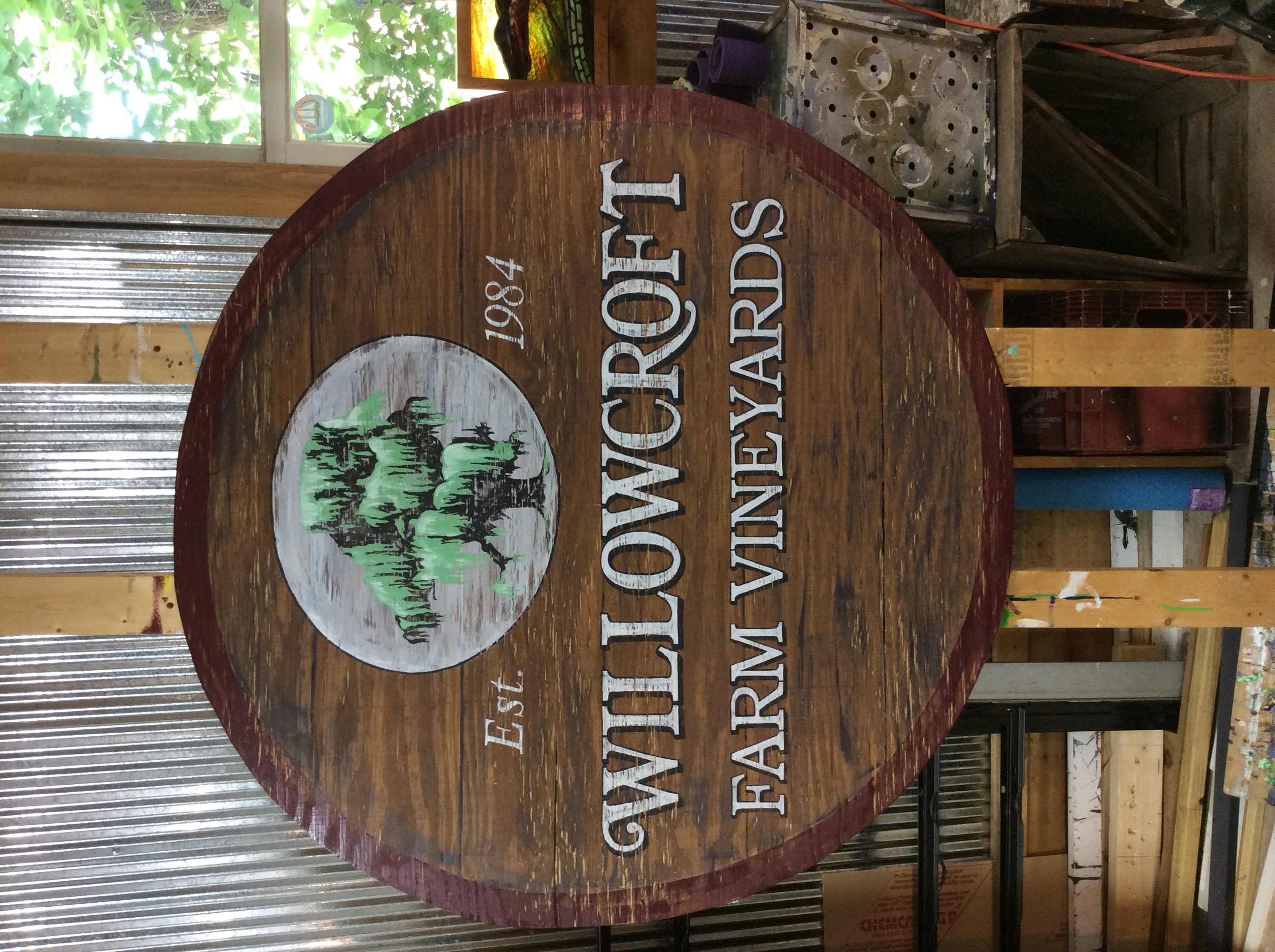 Custom business sign example