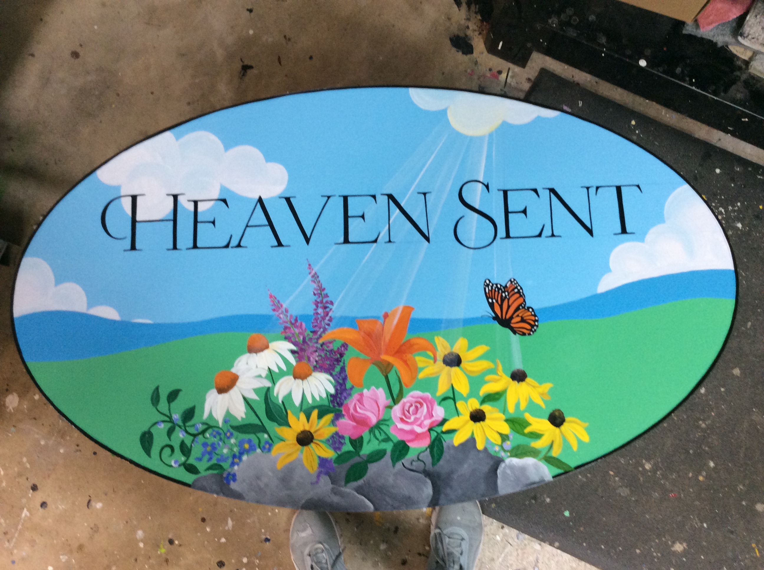 Custom  property sign example