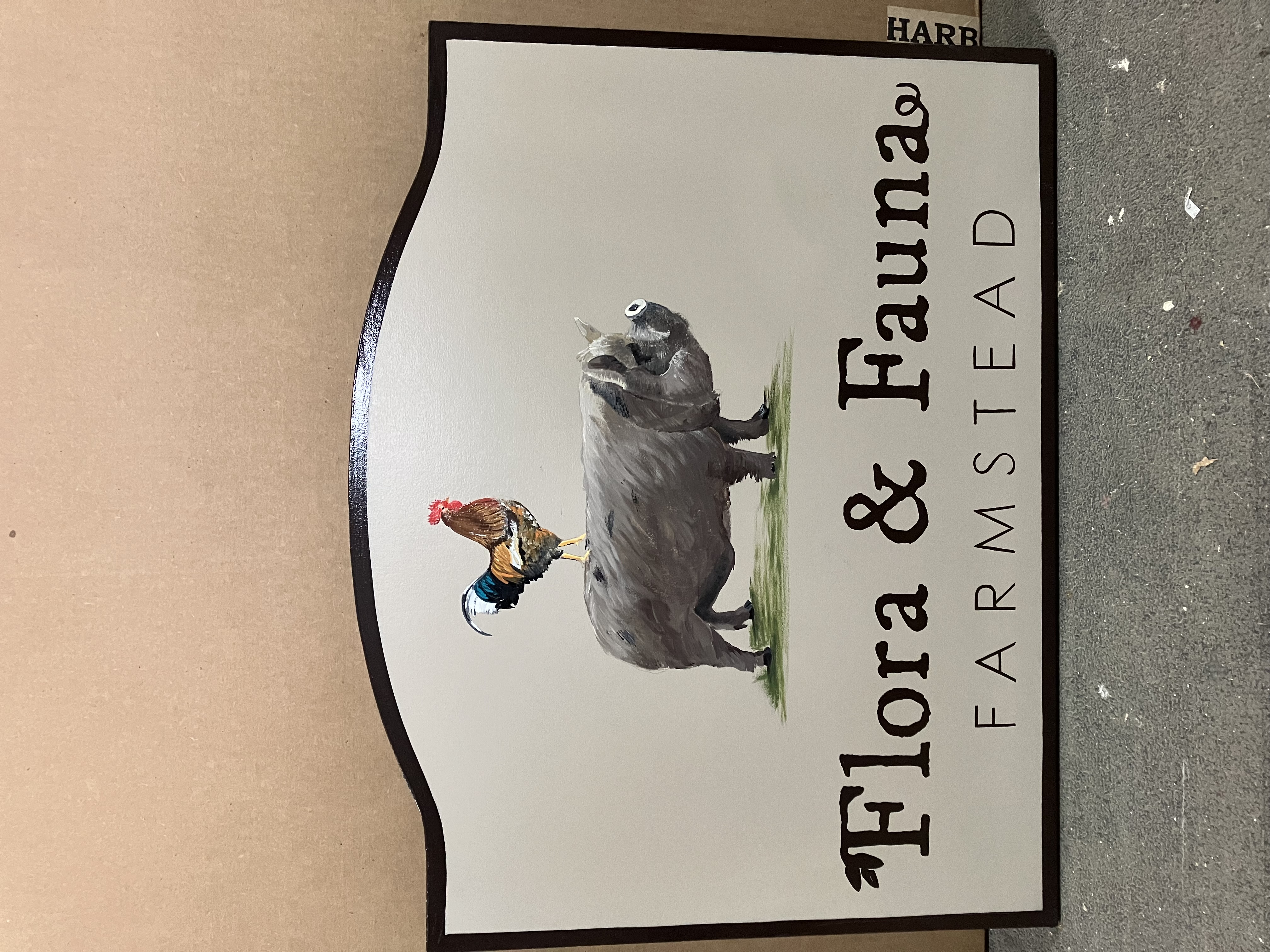 Farm sign example